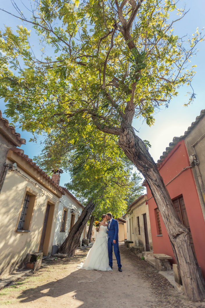 Fotografia di matrimonio nel villaggio di San Salvatore, comune di Cabras