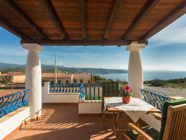 Veranda panoramica a Torre dei Corsari