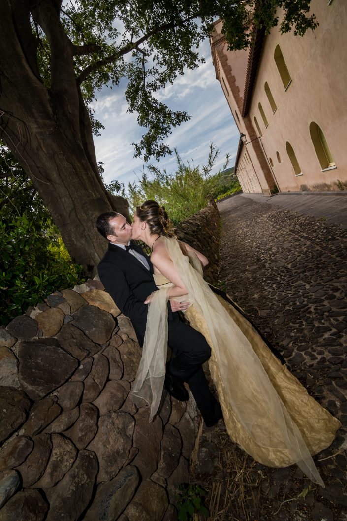 Fotografia di matrimonio scattata a Milis, provincia di Oristano