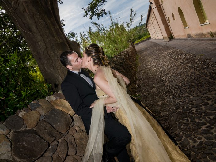 Fotografia di matrimonio scattata a Milis, provincia di Oristano