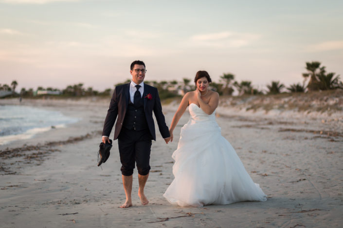 fotografia di matrimonio, scatto realizzato a Putzu Idu, provincia di Oristano. Sardegna