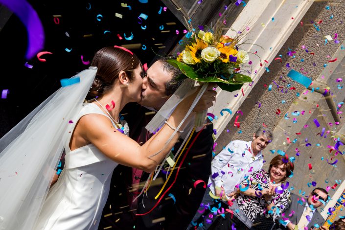 Matrimonio a Cabras. Uscita dalla Chiesa