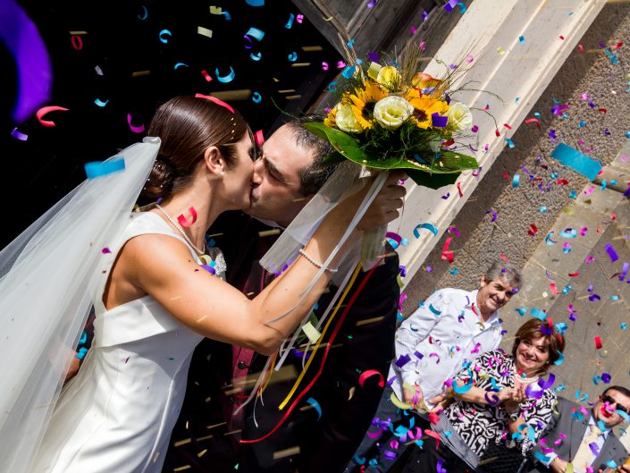 Matrimonio a Cabras. Uscita dalla Chiesa