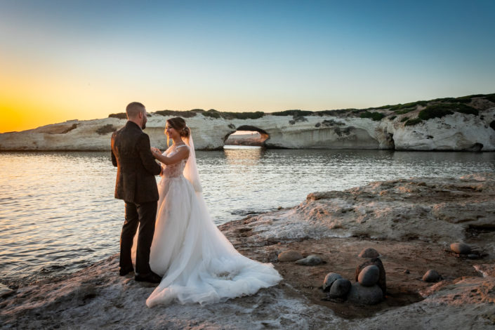 fotografia di matrimonio realizzata a S'Archittu, provincia di Oristano, Sardegna